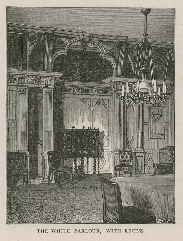 The White Parlour, med fordybning, Holland House af English School