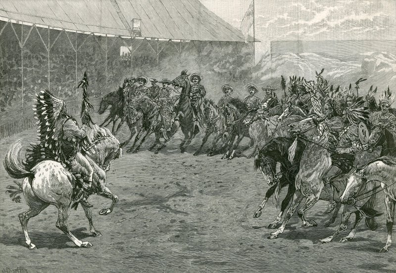 The Wild West Show i Earls Court, West Brompton, London af English School