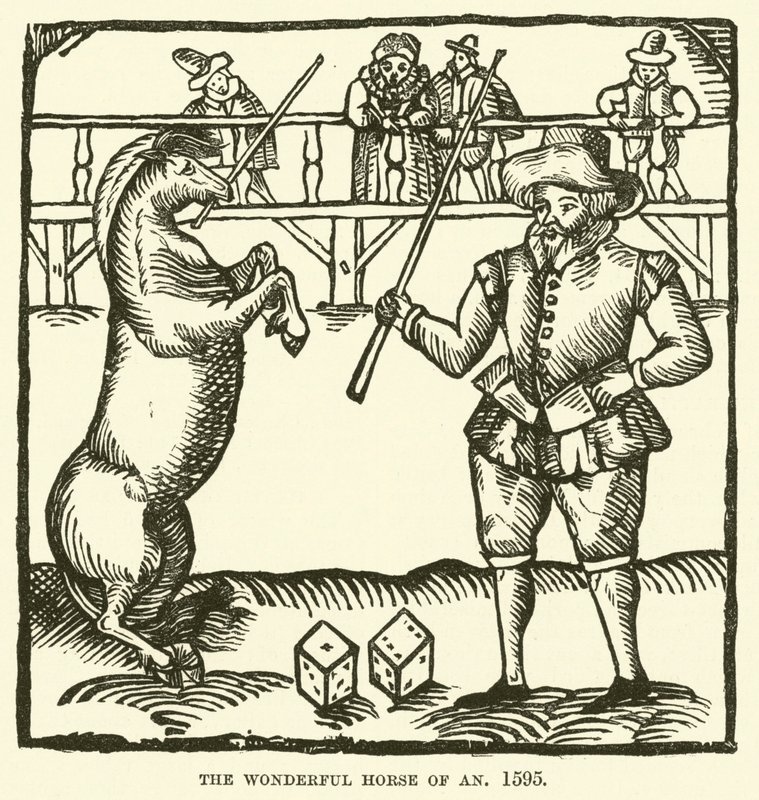 Den vidunderlige hest af An, 1595 af English School
