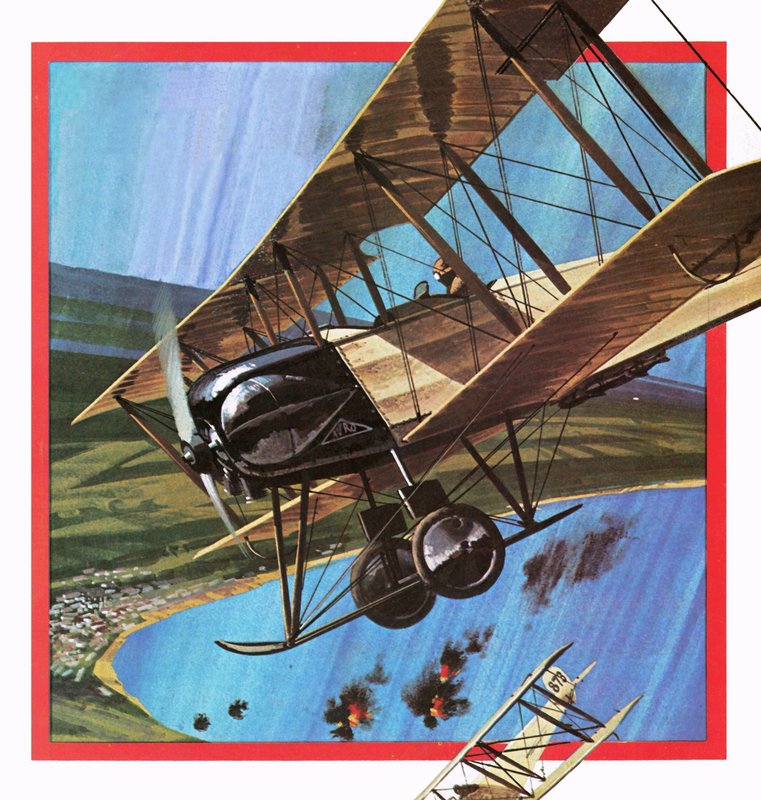 Trækrigeren, eller AVRO 504 af English School