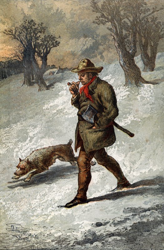 Skovmanden og hans hund af English School