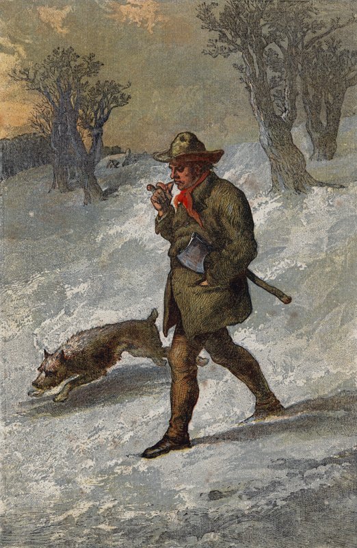 Skovmanden og hans hund af English School