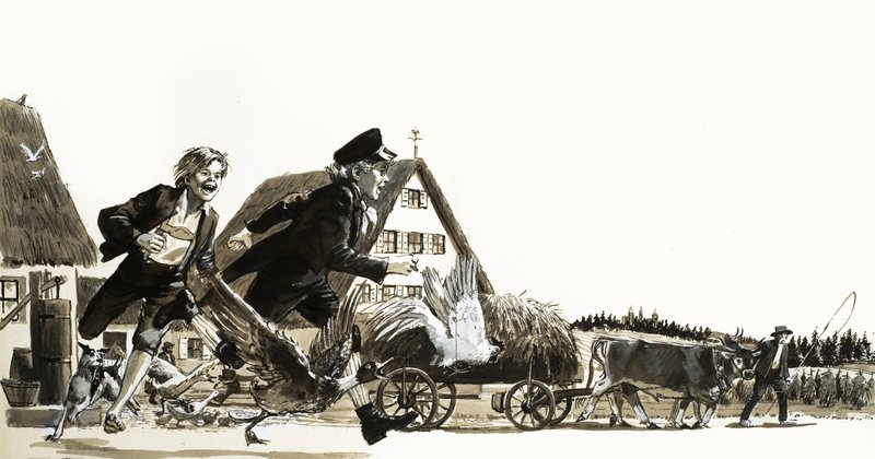 The World of Make-Believe: Wanderers in Wonderland (Brødrene Grimm) af English School
