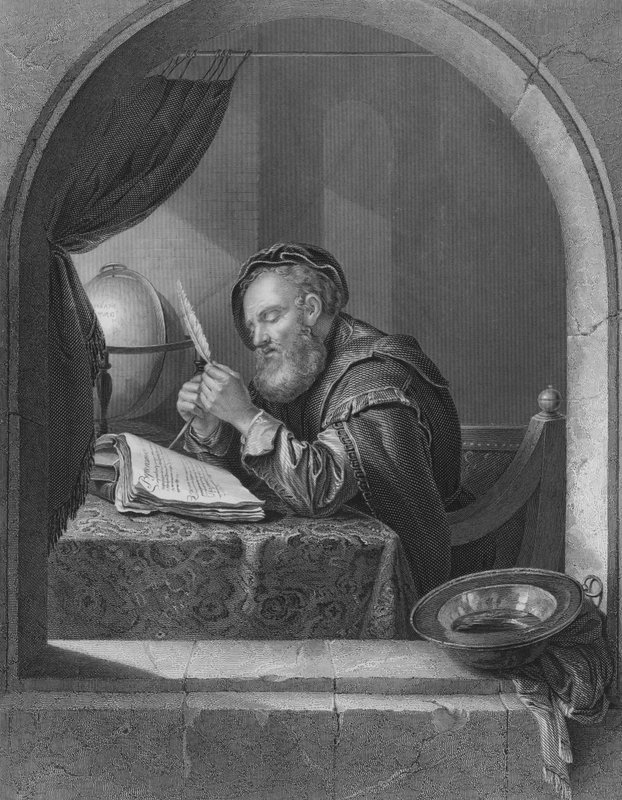 The Writing-Master (gravering) af English School