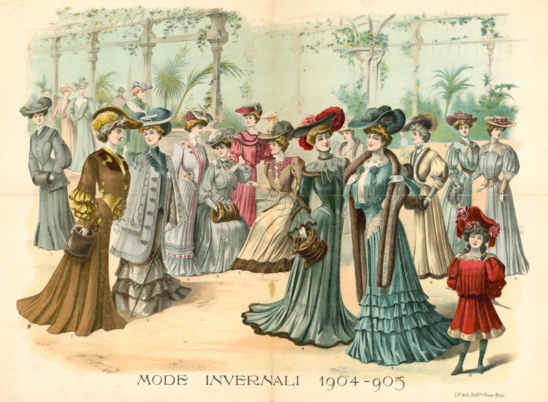 The Young Ladies Journal: Mode Invernali, 1904-05 af English School