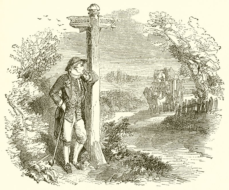 Den unge William Cobbett af English School