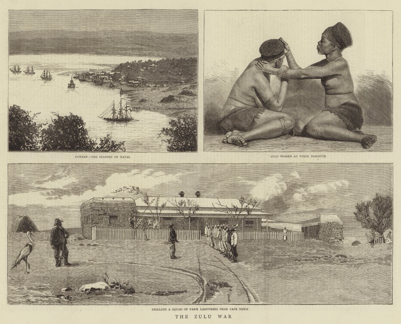 Zulukrigen (gravering) af English School