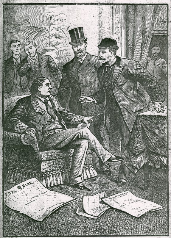 Anholdelsen af Oscar Wilde: The pet of London Society, en af vores mest succesrige skuespilforfattere og digtere, anholdt på en forfærdelig anklage af English School