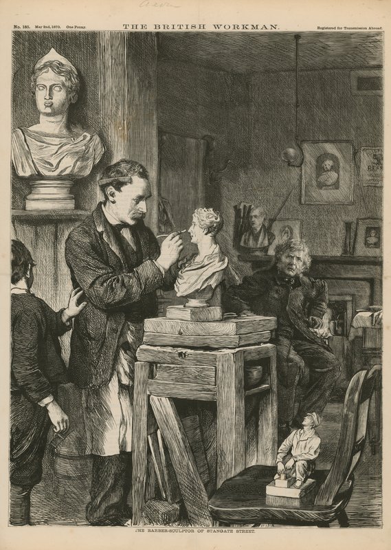 Barberskulptøren på Stangate Street af English School