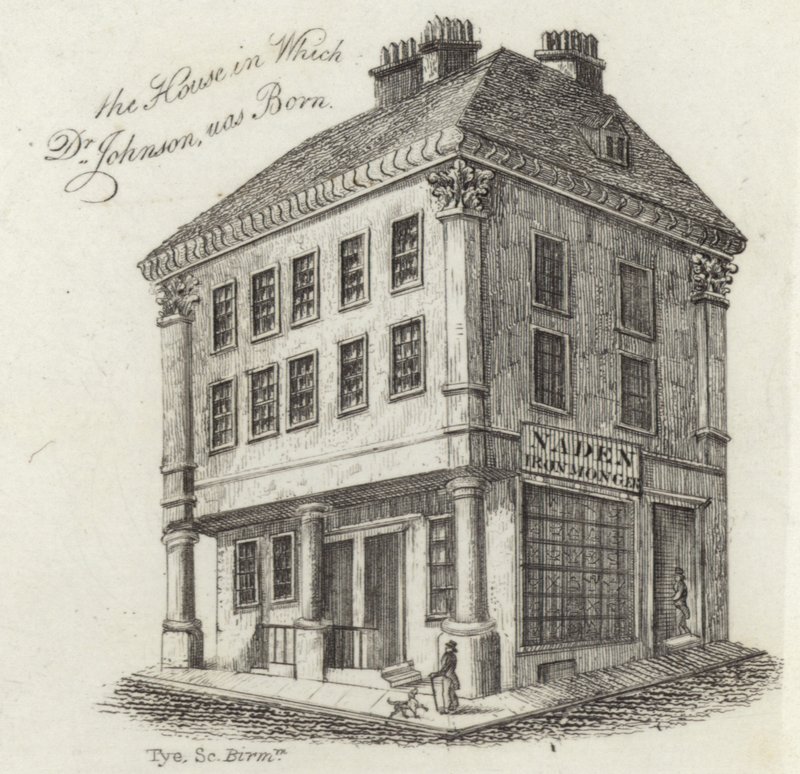 Dr. Samuel Johnsons fødested af English School