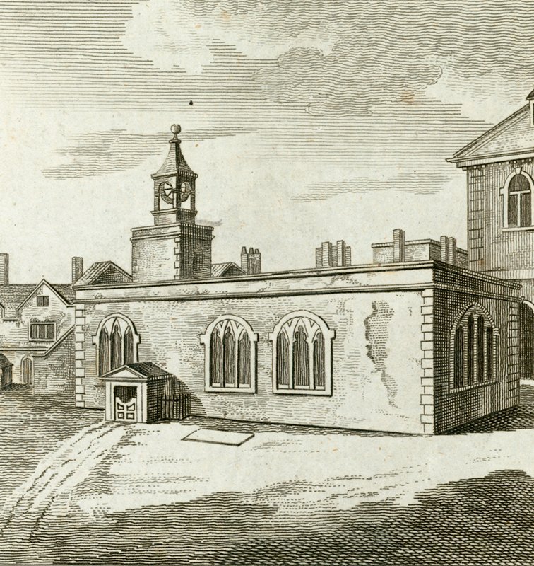 Kapellet i Tower of London af English School