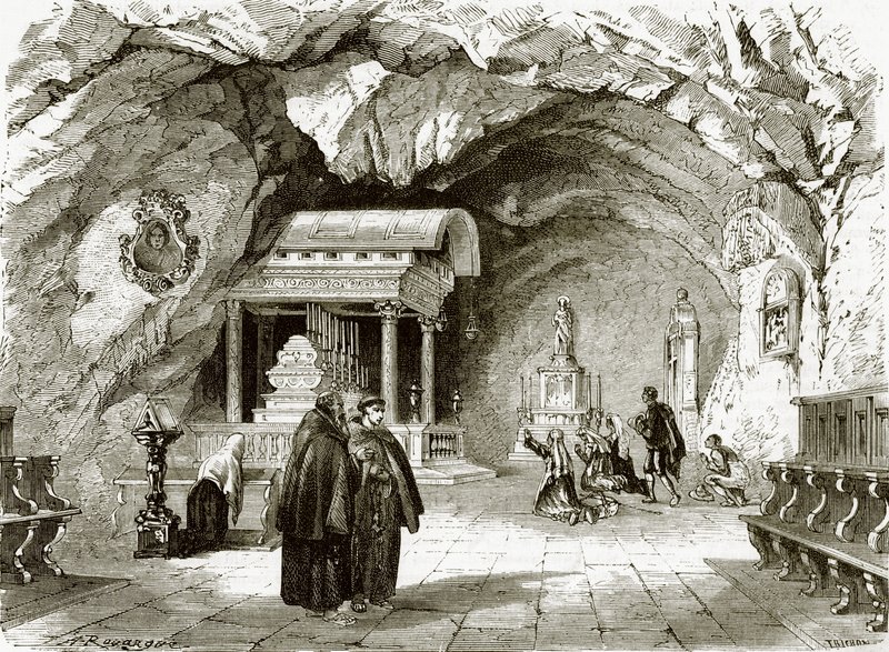 Kapellet St. Rosalia nær Palermo på Sicilien af English School