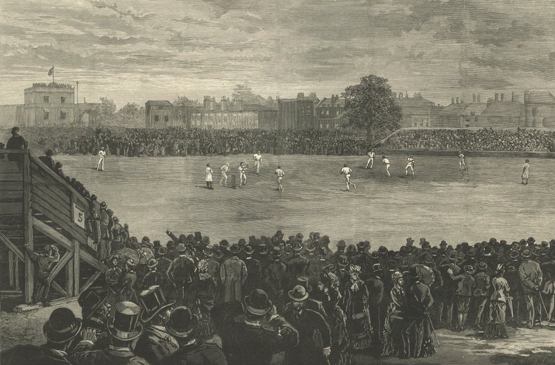 Cricketkampen, der resulterede i skabelsen af Ashes af English School