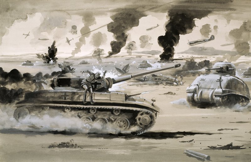Afrikakorpsets nederlag ved El Alamein af English School