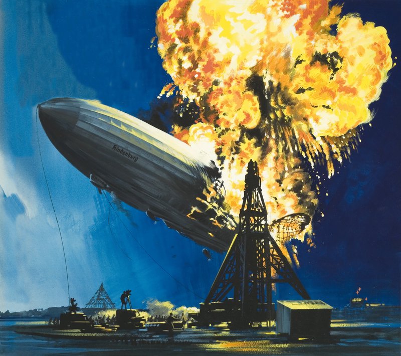 Ødelæggelsen af Hindenburg af English School