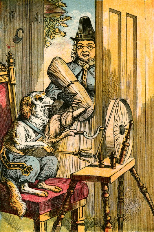 Hunden spinder af English School