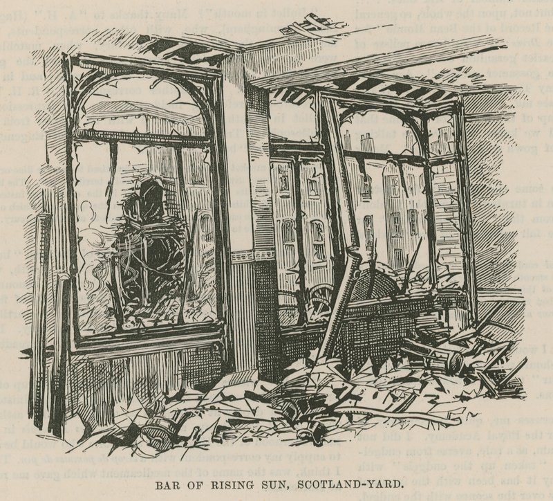 Dynamitforargelsen i Westminster; Bar of the Rising Sun af English School