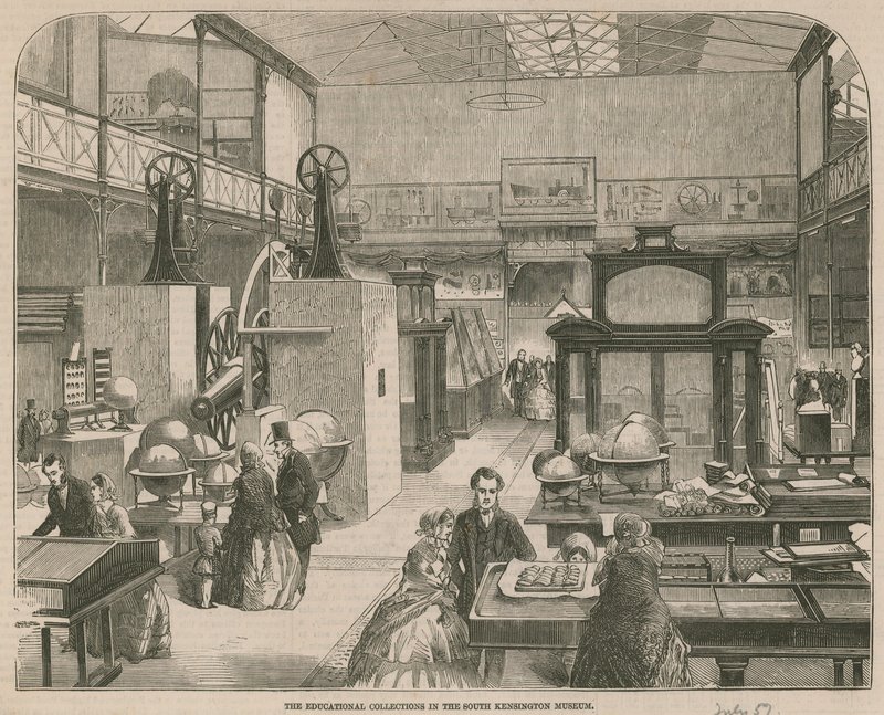 De pædagogiske samlinger i South Kensington Museum, London af English School