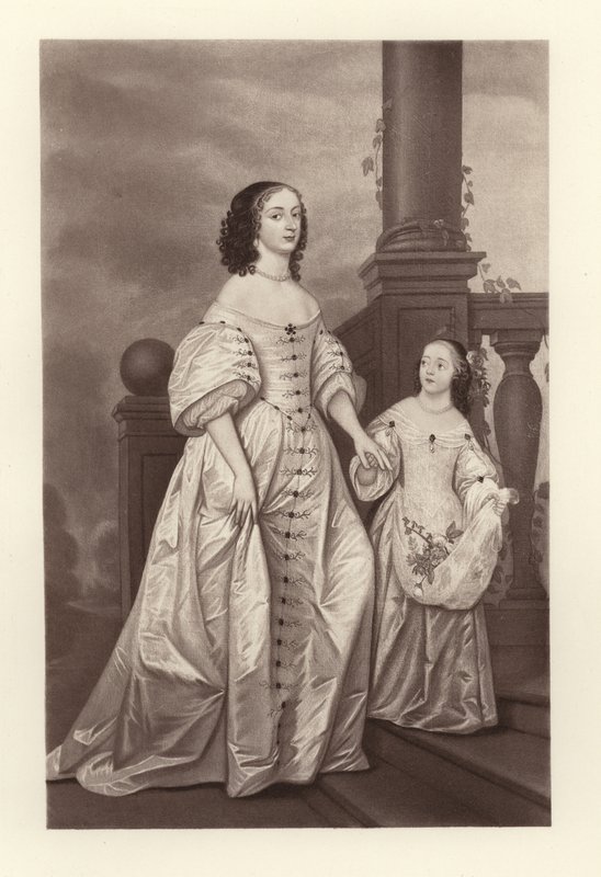 Kurfyrsten Sophia og hendes datter Sophia Charlotte Dronning af Preussen af English School