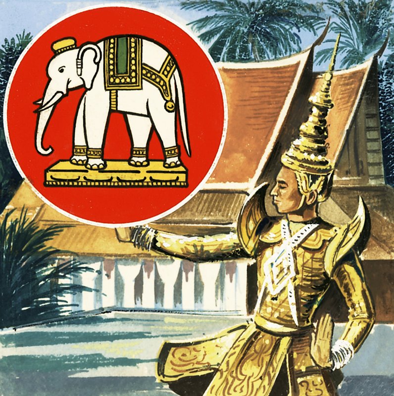 Elefanten, Thailands emblem af English School