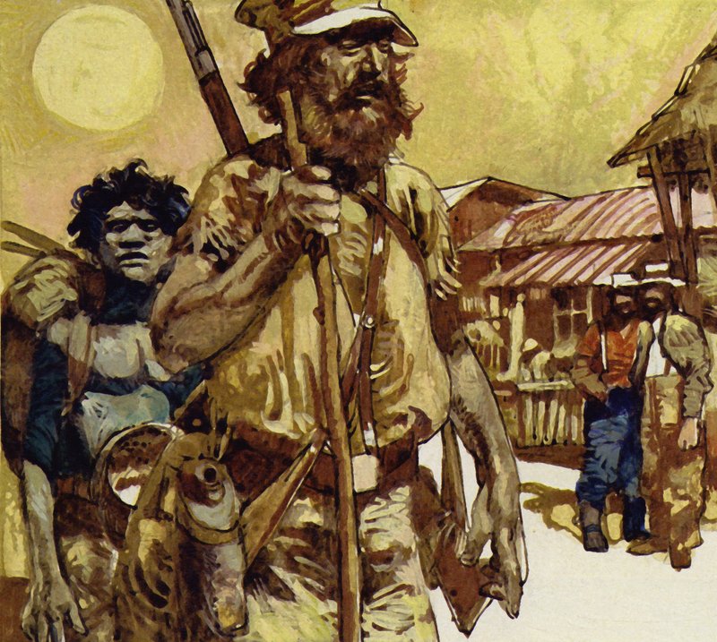 Den første udforskning af Australien blev foretaget af Edward John Eyre af English School
