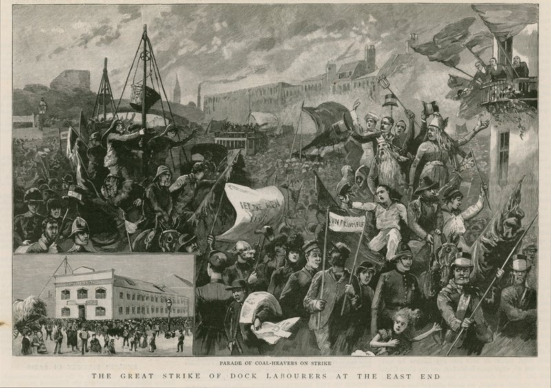 Havnearbejdernes store strejke i East End af English School