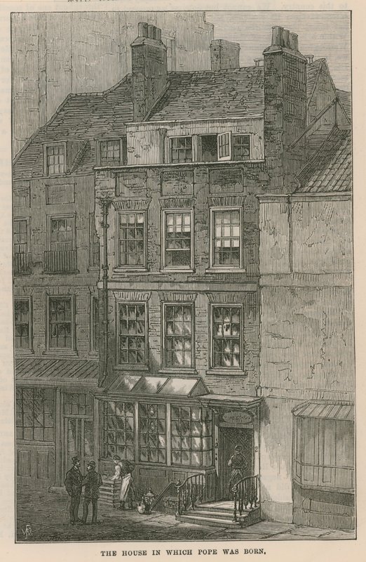 Huset, hvor Alexander Pope blev født af English School
