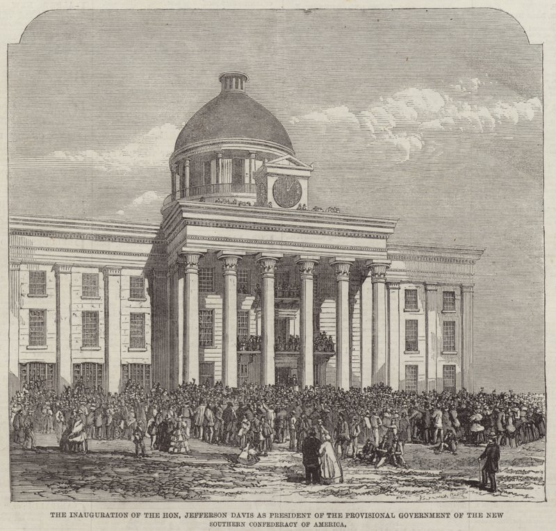 Indvielsen af den ærede Jefferson Davis af English School