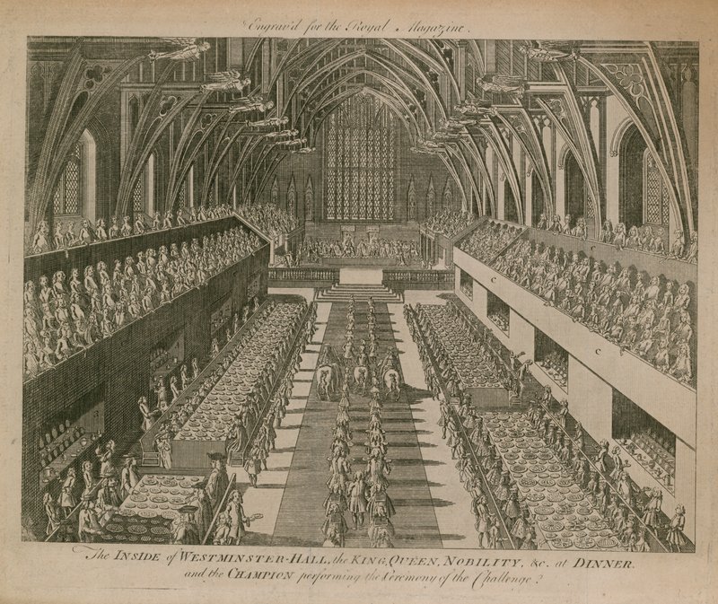 Indersiden af Westminster Hall af English School