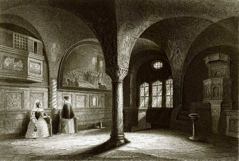 Wartburg-kapellets indre af English School