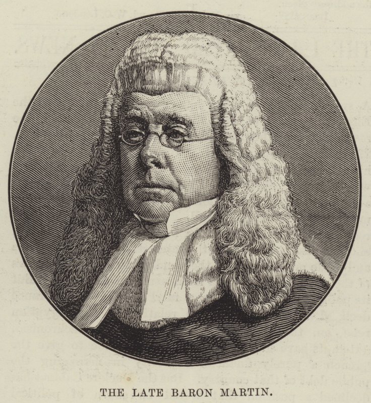 Den afdøde baron Martin (gravering) af English School