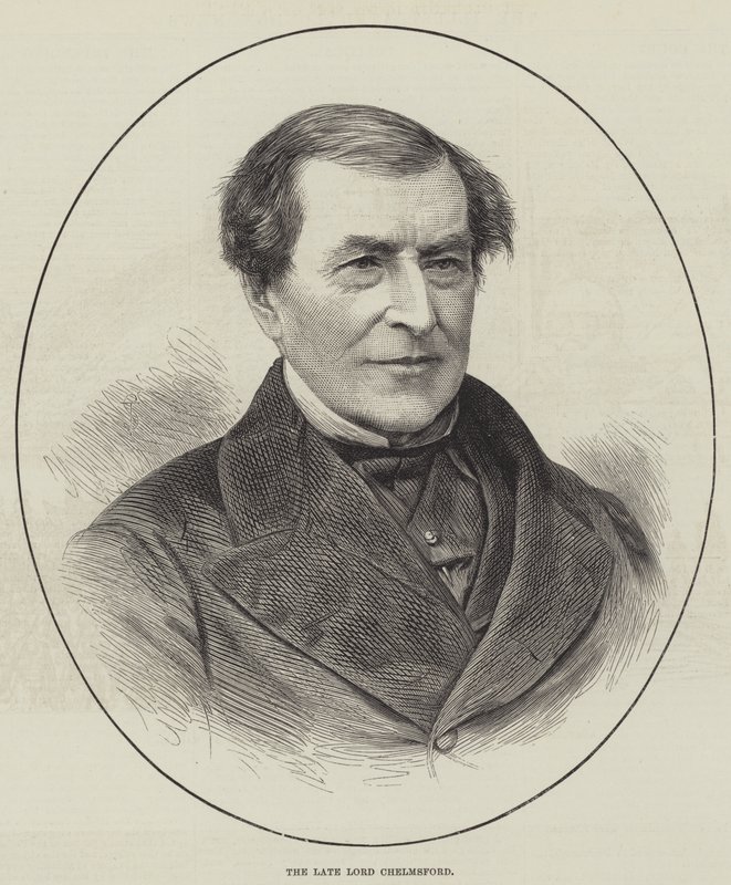 Den afdøde Lord Chelmsford (gravering) af English School