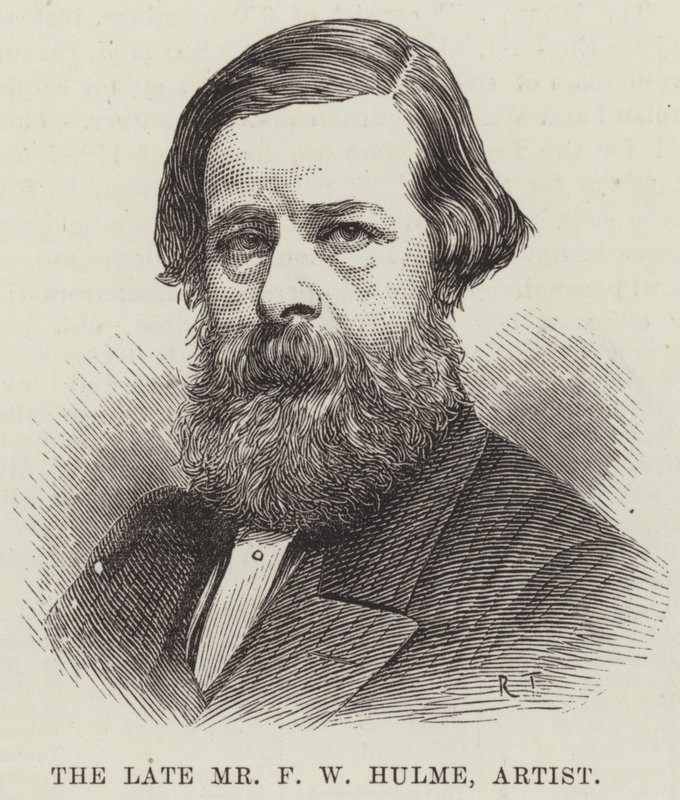 Afdøde hr. F W Hulme, kunstner (gravering) af English School
