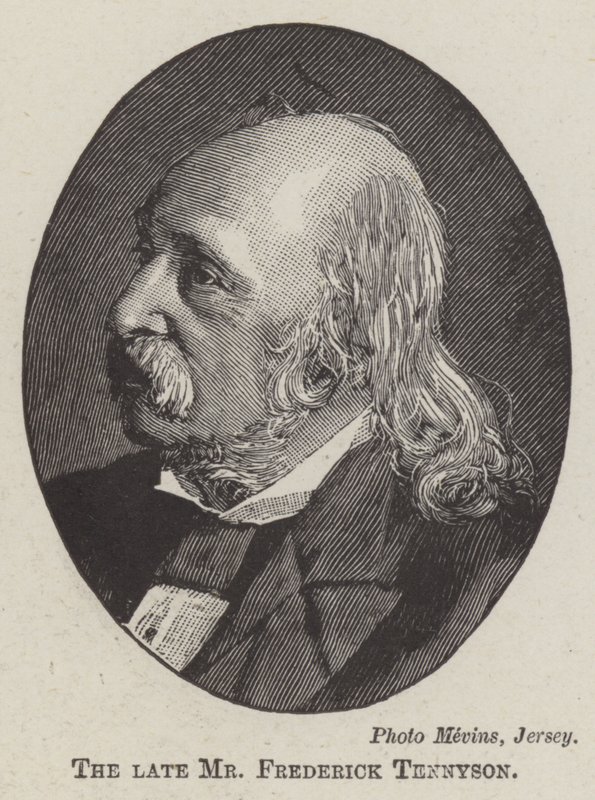 Den afdøde hr. Frederick Tennyson (gravering) af English School