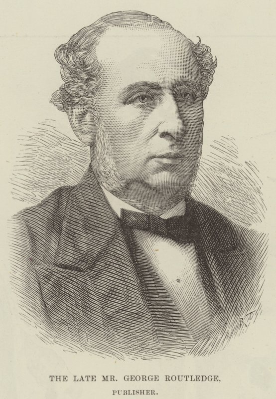 Den afdøde hr. George Routledge, udgiver (gravering) af English School