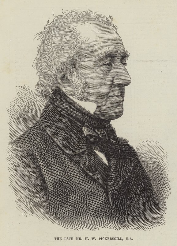 Den afdøde hr. H. W. Pickersgill, RA (gravering) af English School