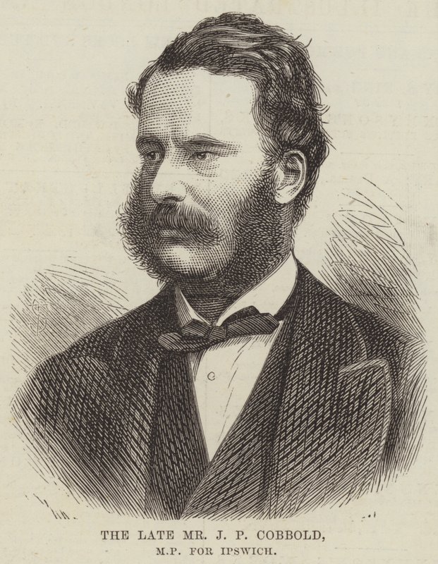 Den afdøde hr. J. P. Cobbold, MP for Ipswich (gravering) af English School