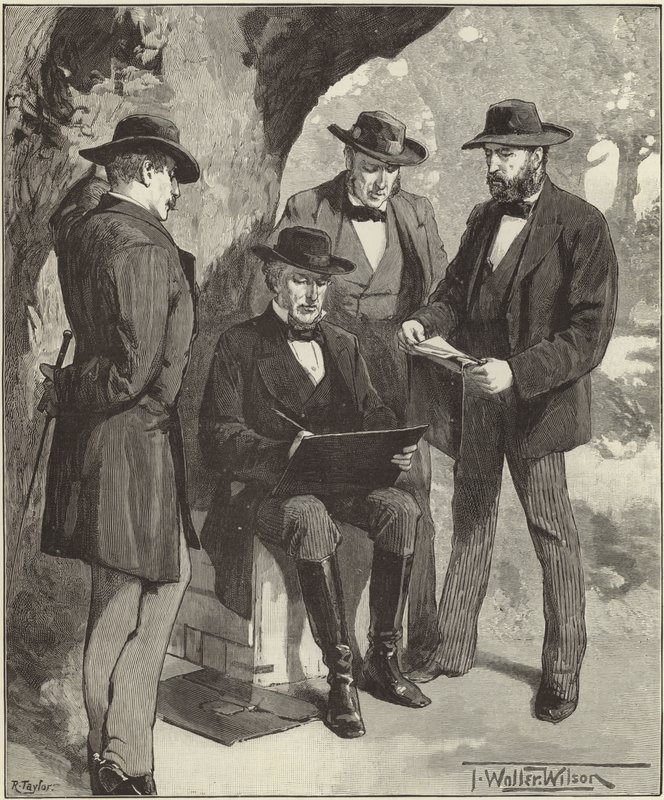 Afdøde hr. Jefferson Davis af English School