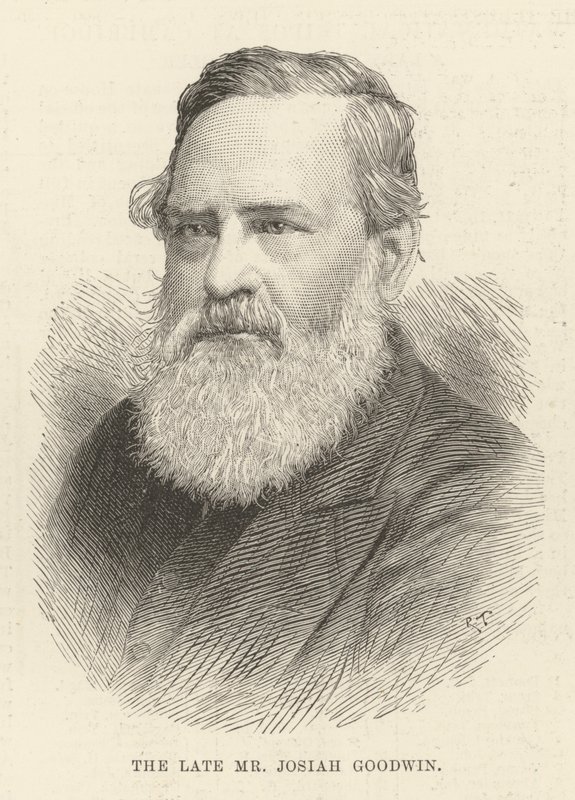Den afdøde hr. Josiah Goodwin (gravering) af English School
