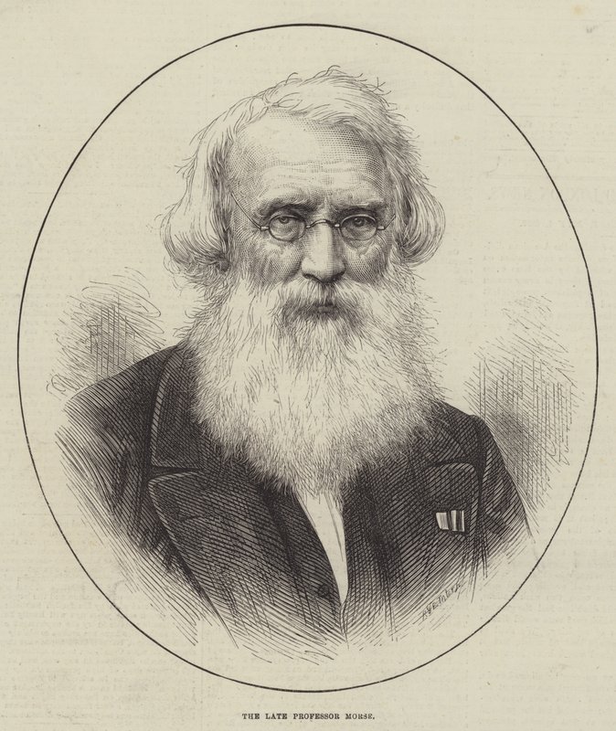 Den afdøde professor Morse (gravering) af English School