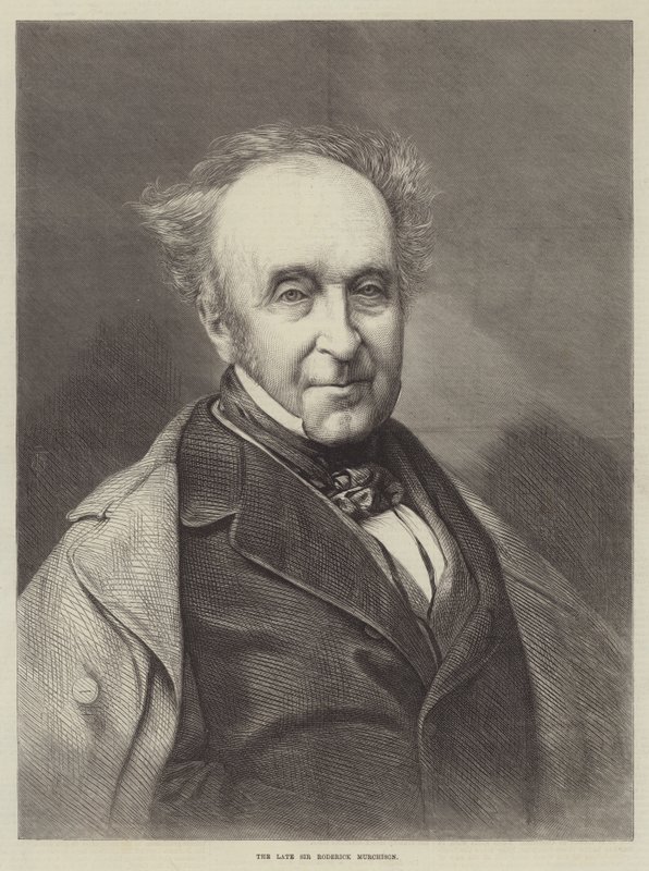 Den afdøde Sir Roderick Murchison (gravering) af English School