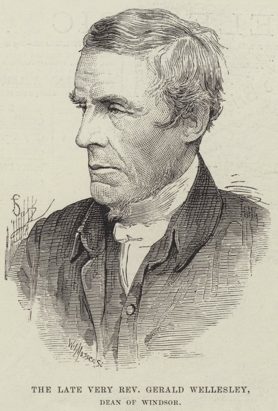 Den afdøde meget pastor Gerald Wellesley, dekan af Windsor (gravering) af English School