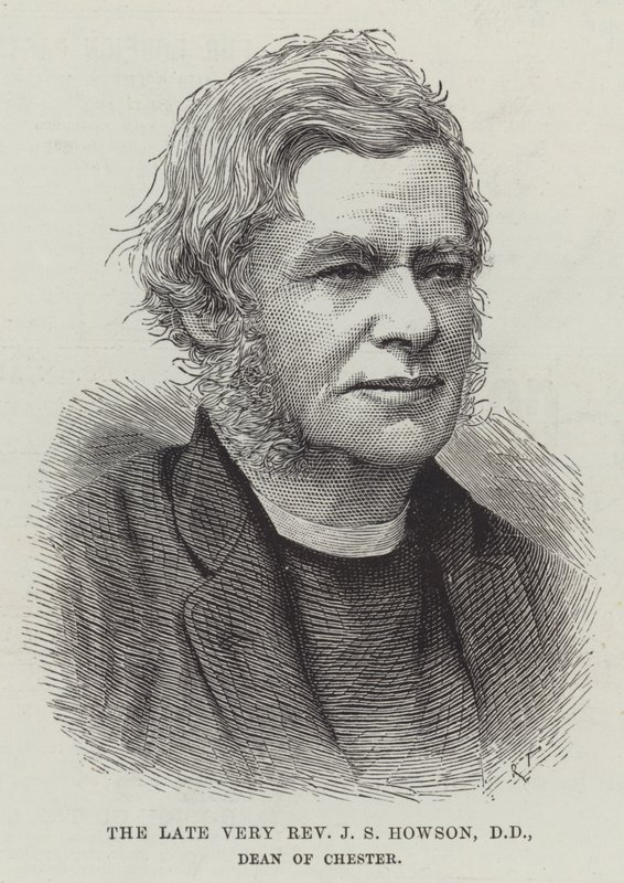 Den afdøde Very Reverend J S Howson, DD, Dean of Chester (gravering) af English School