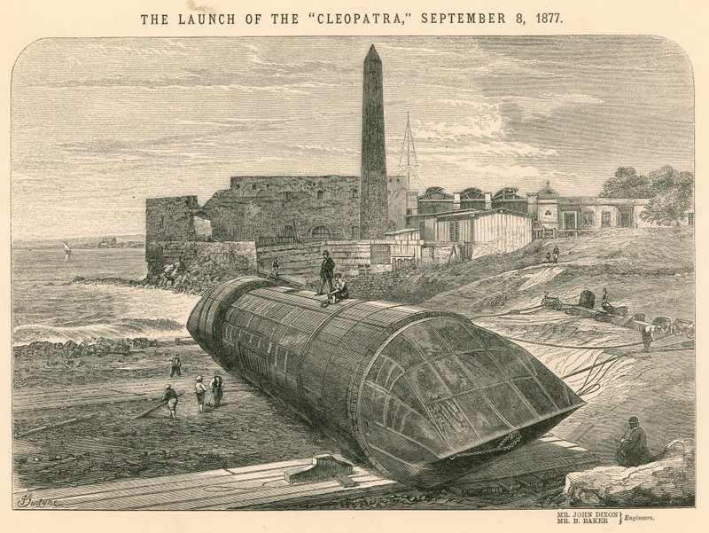 Lanceringen af Cleopatra, 8. september 1877 af English School