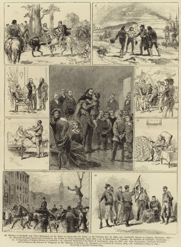 Giuseppe Garibaldis liv af English School