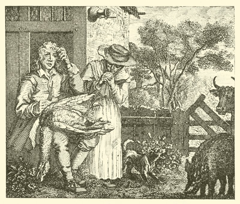 Manden og hans gås (gravering) af English School