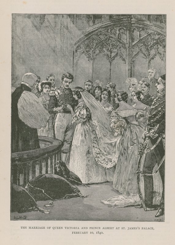 Dronning Victorias og Prins Alberts ægteskab af English School