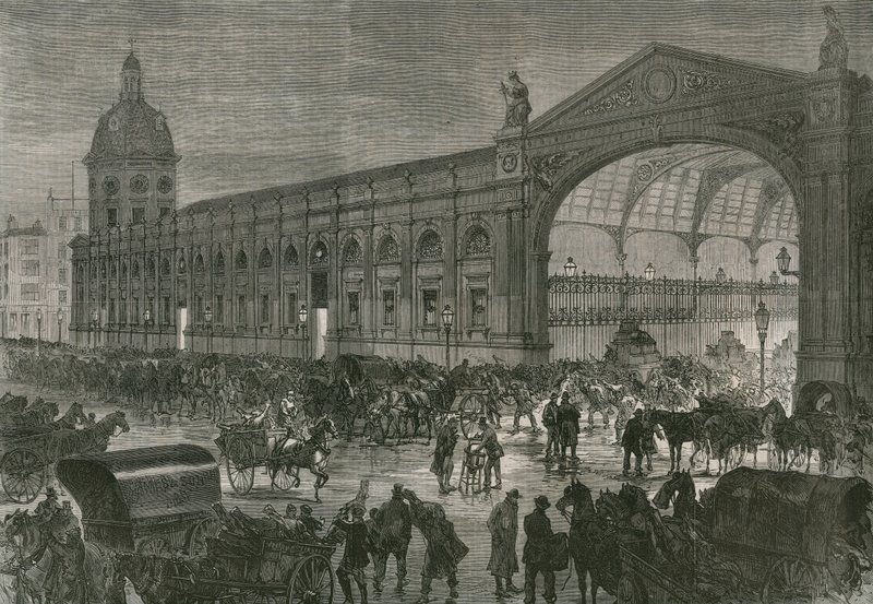 Kødmarkedet, Smithfield klokken to om morgenen af English School