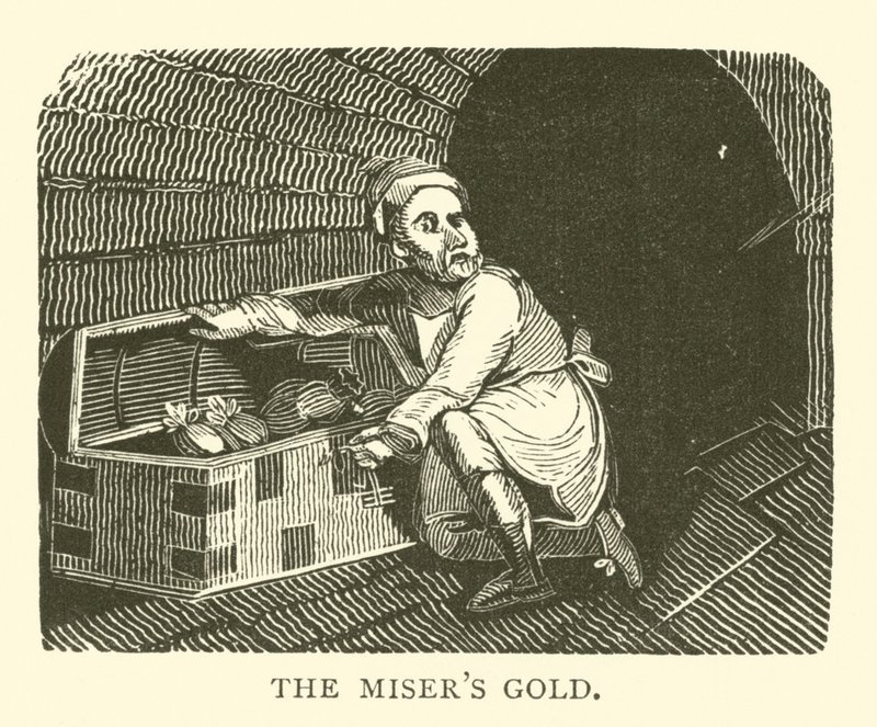 Gnærens guld (træsnit) af English School