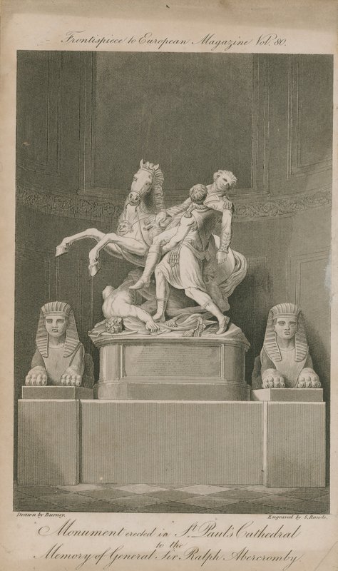 Monumentet opført i St Pauls Cathedral af English School